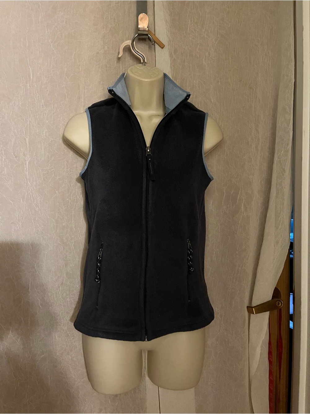 Old Navy dark blue Classic Fleece Zip-Up Vest - Women's